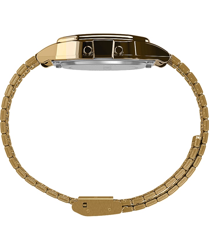 Timex T80 34mm Stainless Steel Bracelet Watch Gold-Tone large