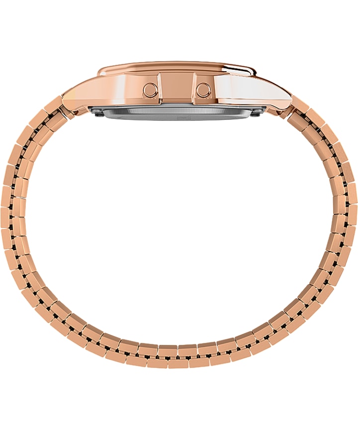 Timex T80 34mm Stainless Steel Expansion Band Watch Rose-Gold-Tone large