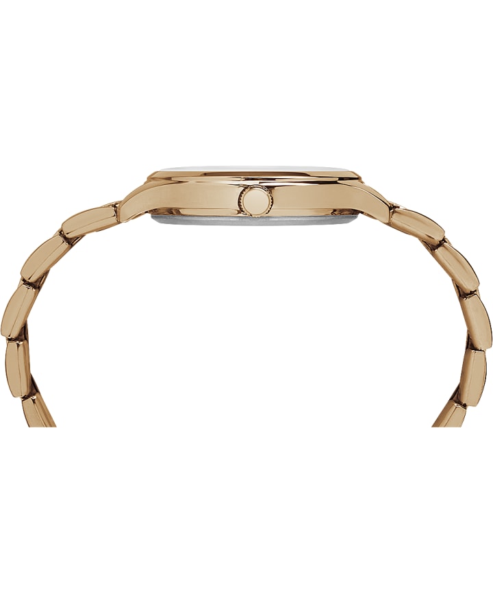 Crystal Bloom With Swarovski® Crystals 36mm Bracelet Watch Rose-Gold-Tone/White large