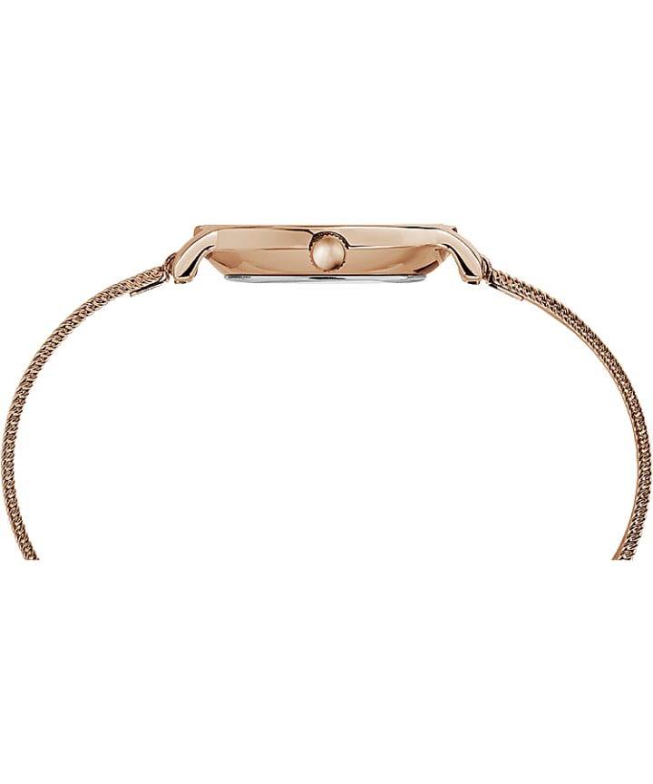 Milano Oval 24mm Mesh Band Watch Rose-Gold-Tone large