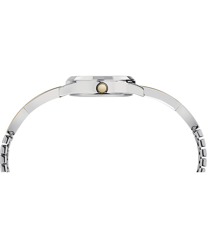 Fashion Stretch Bangle 25mm Expansion Band Watch Chrome/Two-Tone/Silver-Tone large