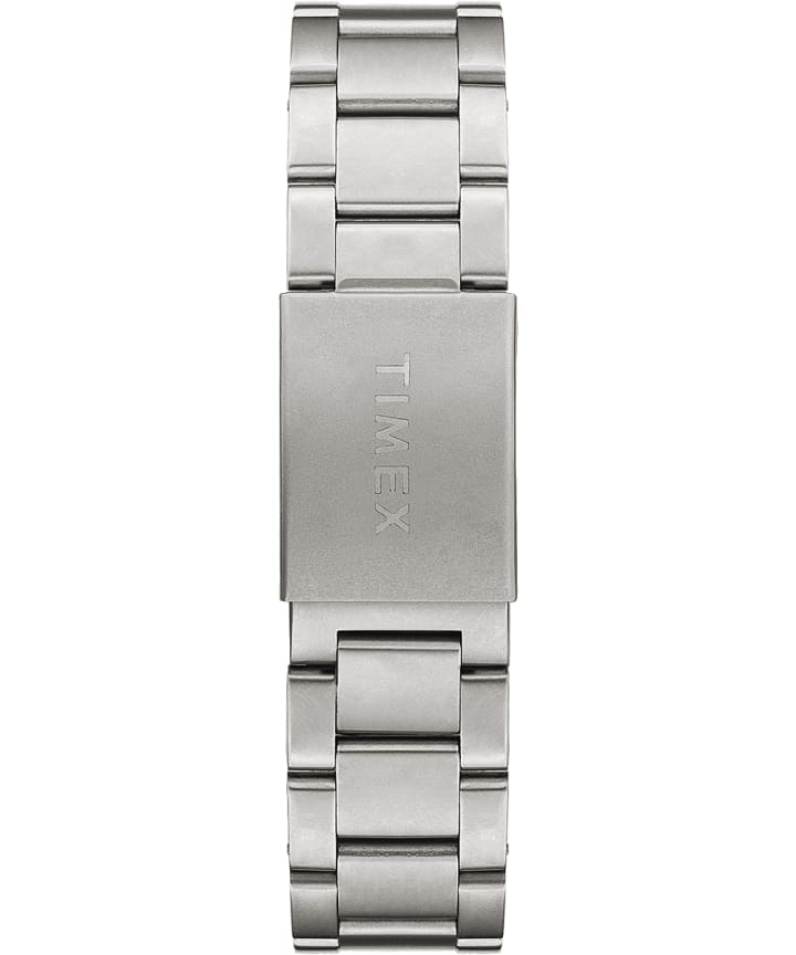 Allied Chronograph 42mm Stainless Steel Bracelet Watch Silver-Tone/Stainless-Steel/Black large