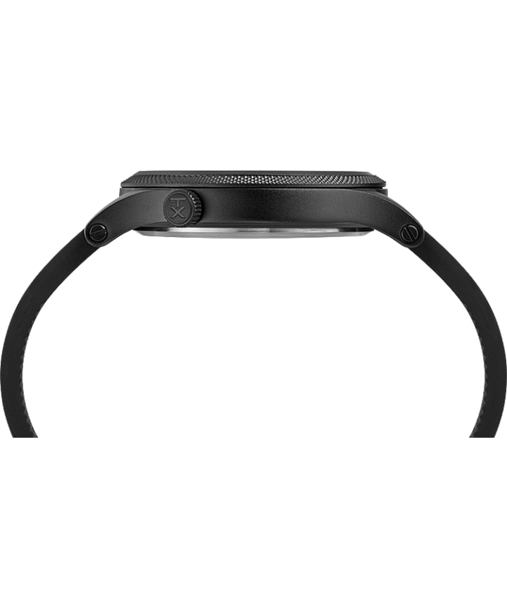 Allied LT 40mm Silicone Strap Watch Black large