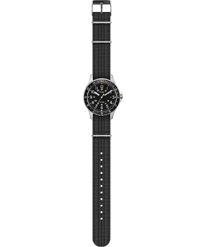 Navi Ocean 38mm Fabric Strap Watch Stainless-Steel/Gray/Black large
