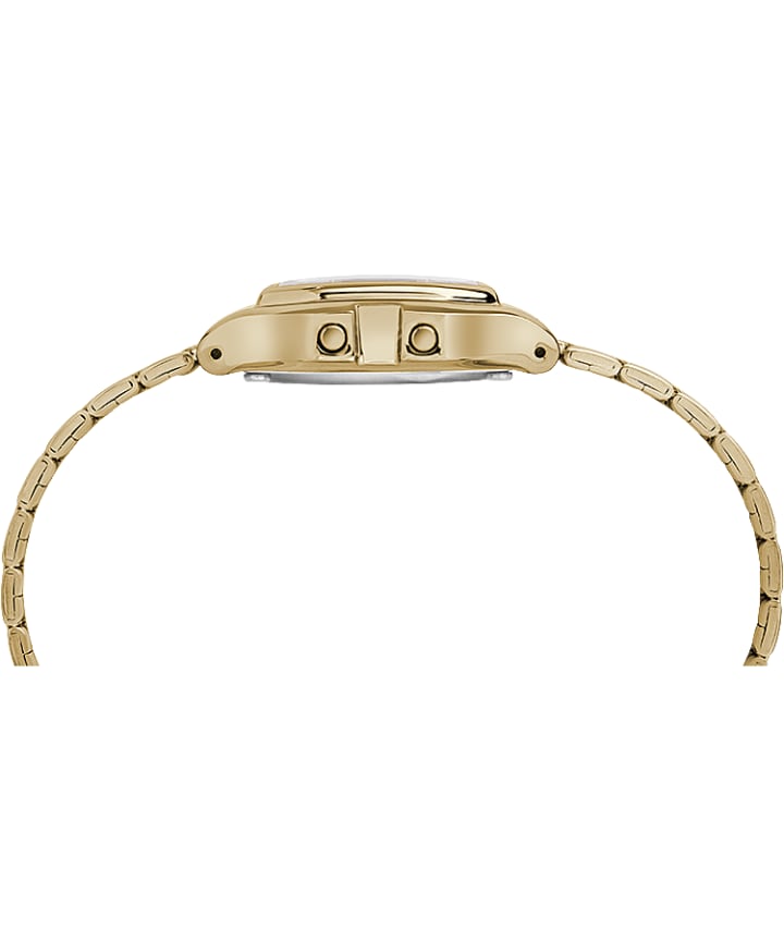 Digital Mini 27mm Bracelet Watch Gold-Tone large
