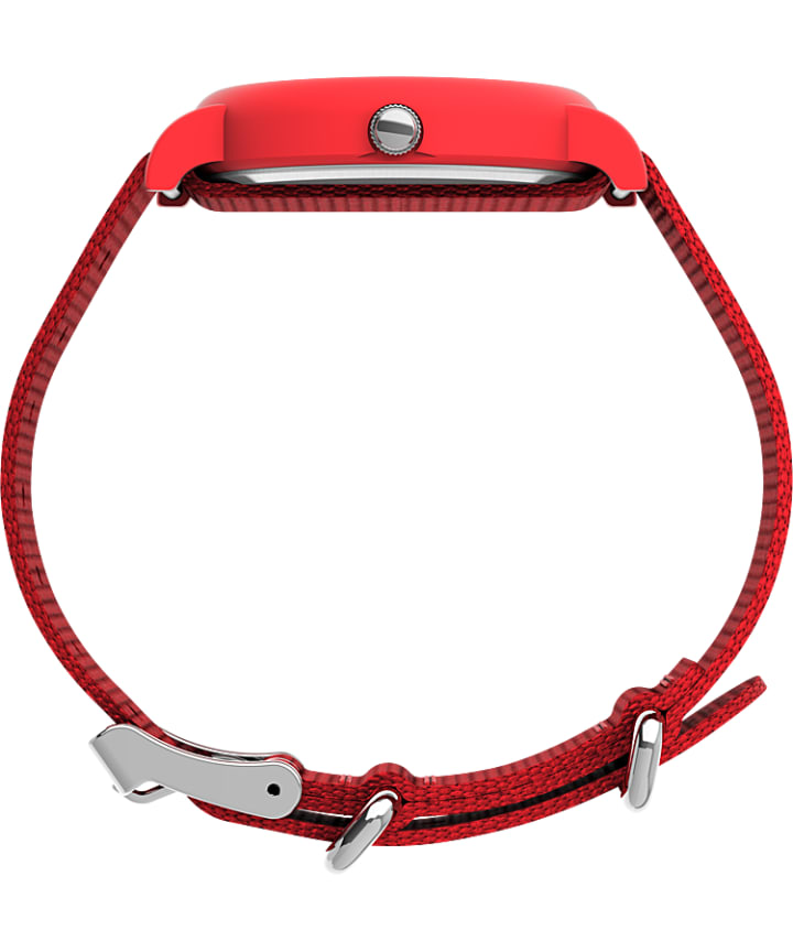 Timex x Peanuts - Weekender 34mm Fabric Strap Watch Red/White large