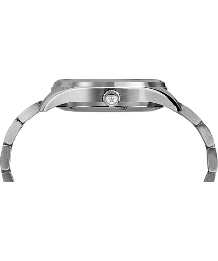 Waterbury Traditional Automatic 42mm Stainless Steel Bracelet Watch Stainless-Steel/White large