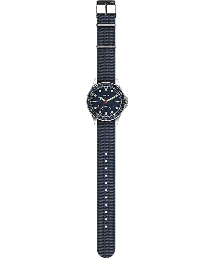 Timex navi harbor cheap 38mm fabric strap watch