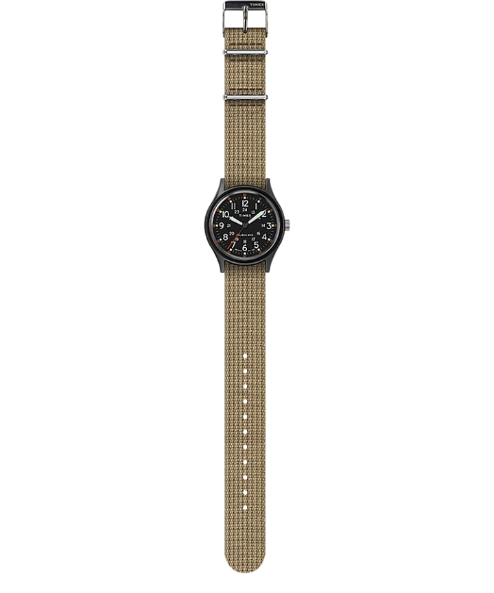 MK1 40mm Fabric Strap Watch Black/Olive large