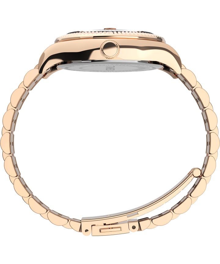 Waterbury Legacy 34mm Stainless Steel Bracelet Watch Rose-Gold-Tone large