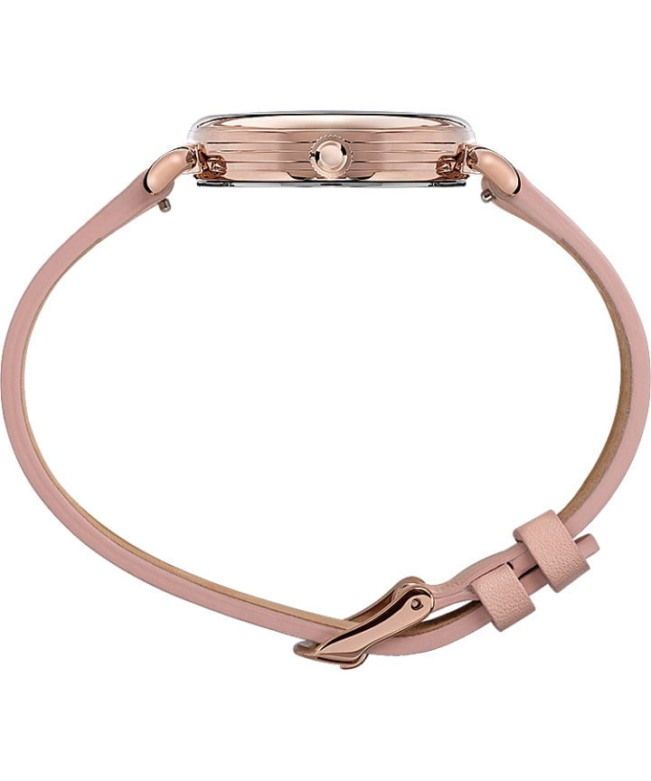 Model 23 33mm Leather Strap Watch Rose-Gold-Tone/Pink/Silver-Tone large