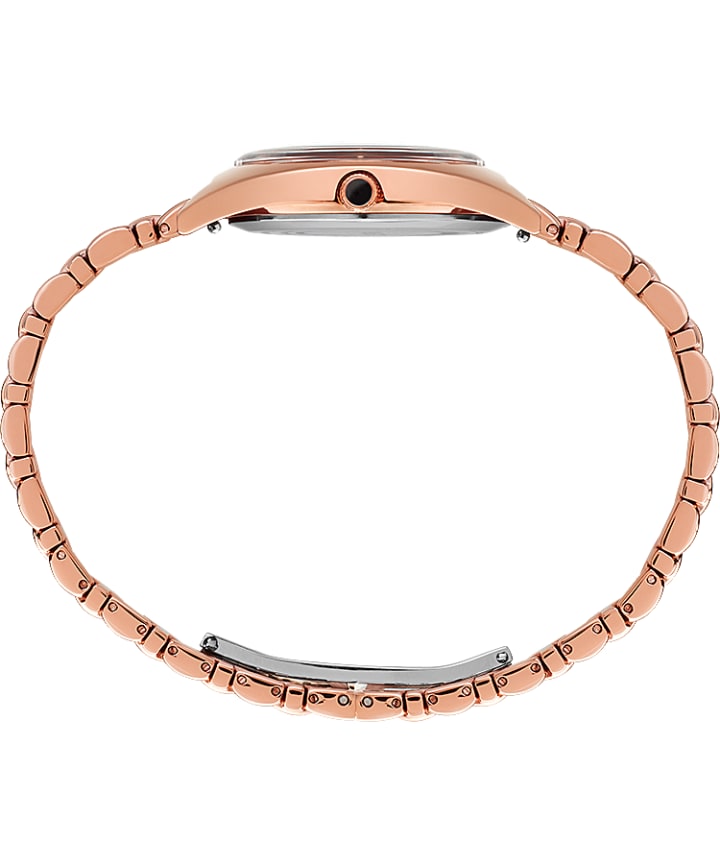 Milano 33mm Stainless Steel Bracelet Watch Rose-Gold-Tone/Black large