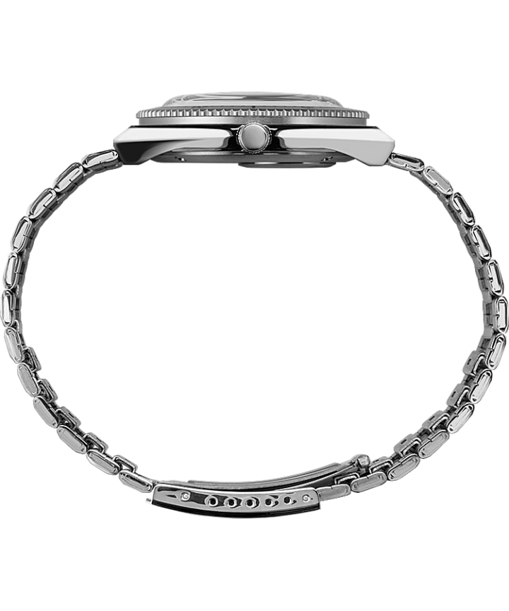 Todd Snyder x Q Timex 38mm Stainless Steel Bracelet Black/Stainless-Steel large