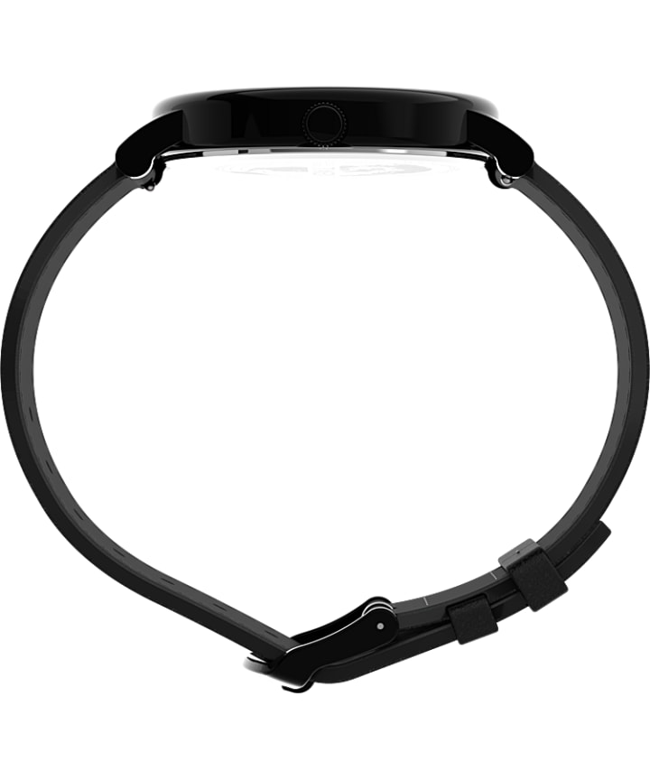 Originals 42mm Leather Strap Watch Black large