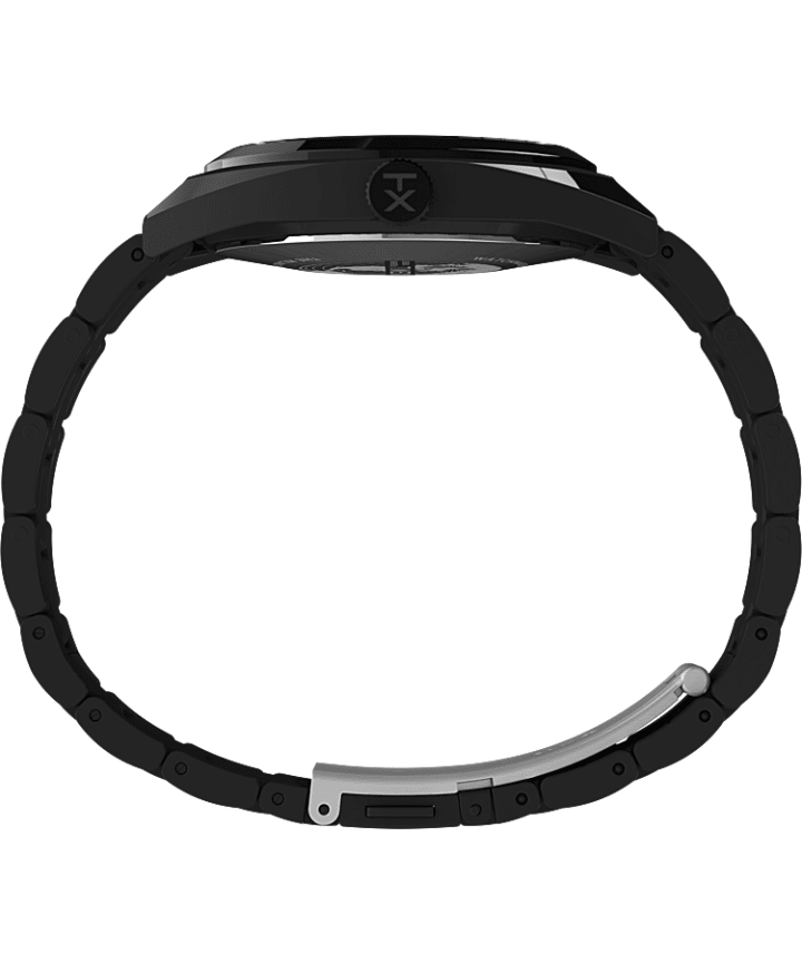 Milano XL 38mm Stainless Steel Bracelet Watch Black large