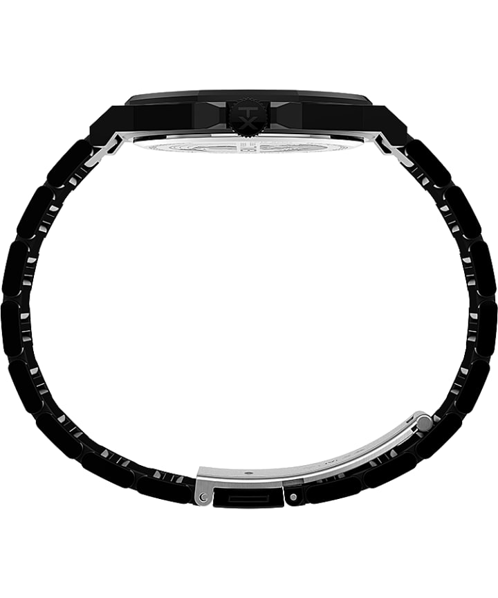 Essex Avenue Thin 40mm Stainless Steel Bracelet Watch Black large