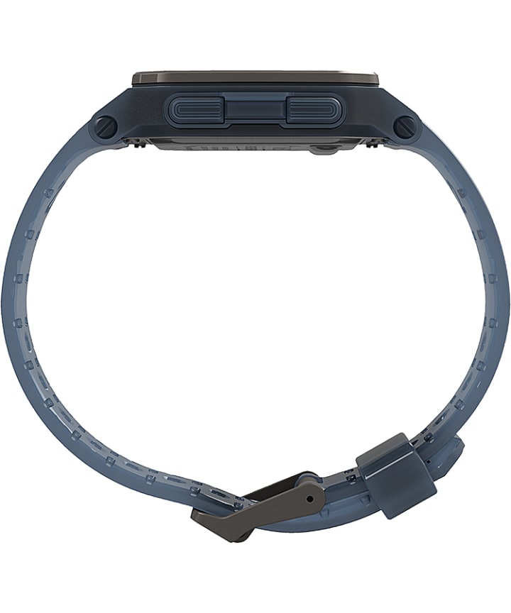 Command Urban™ 47mm Silicone Strap Watch Translucent/Blue large