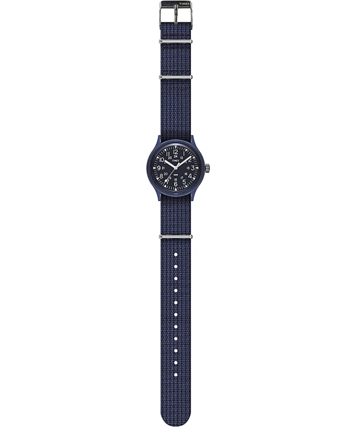 MK1 36mm Fabric Strap Watch Blue large
