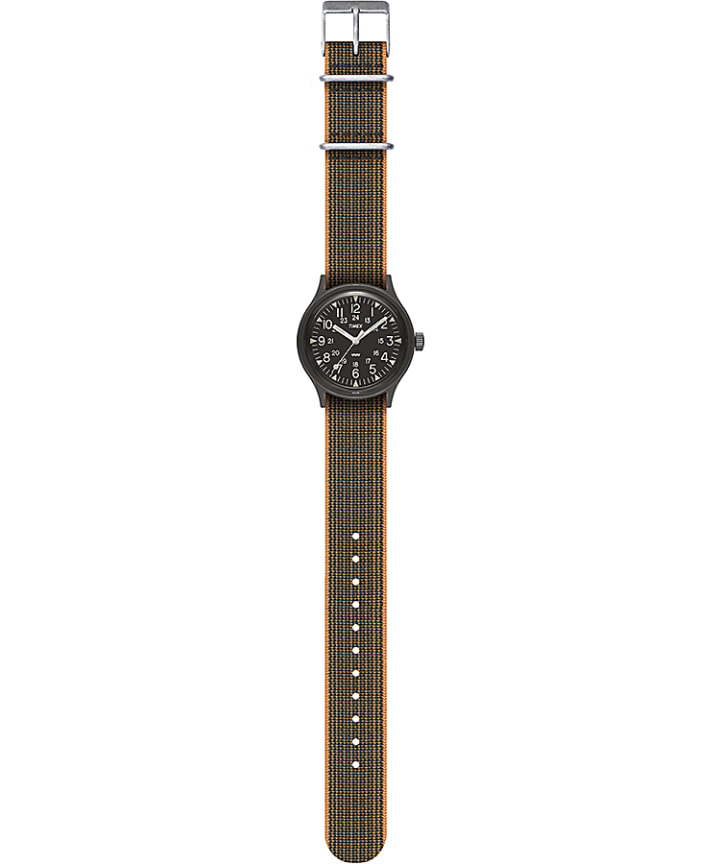 MK1 36mm Fabric Strap Watch Black large