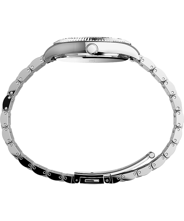 Waterbury Legacy Boyfriend 36mm Stainless Steel Bracelet Watch Stainless-Steel/White large