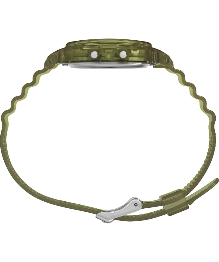 Timex x YMC 34mm Resin Bracelet Watch Green large