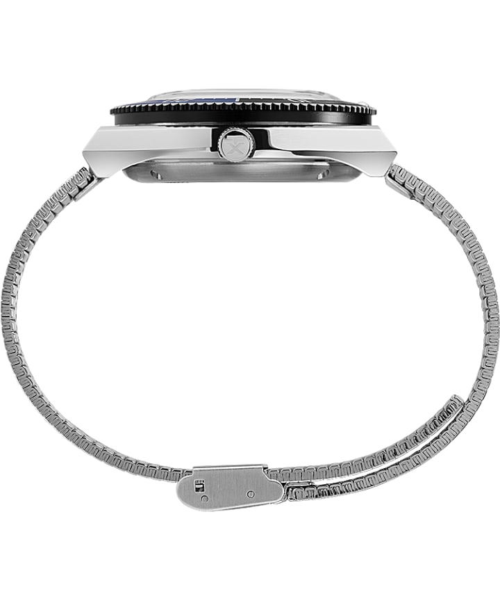 M79 Automatic x Peanuts Featuring Snoopy Masked Marvel 40mm Stainless Steel Bracelet Watch Stainless-Steel/Black large
