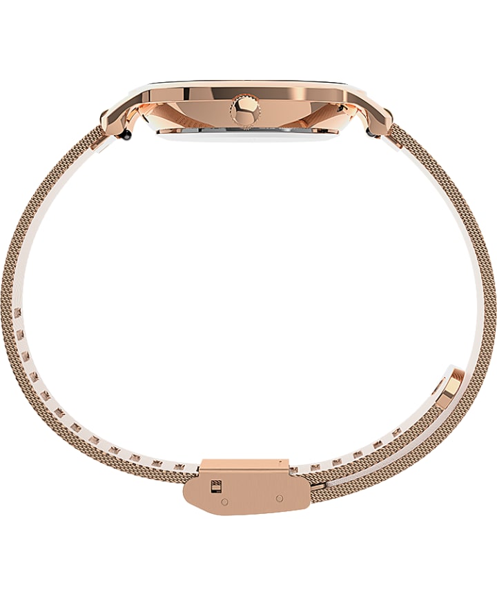 Transcend™ 31mm Stainless Steel Mesh Band Watch Rose-Gold-Tone/Silver-Tone large