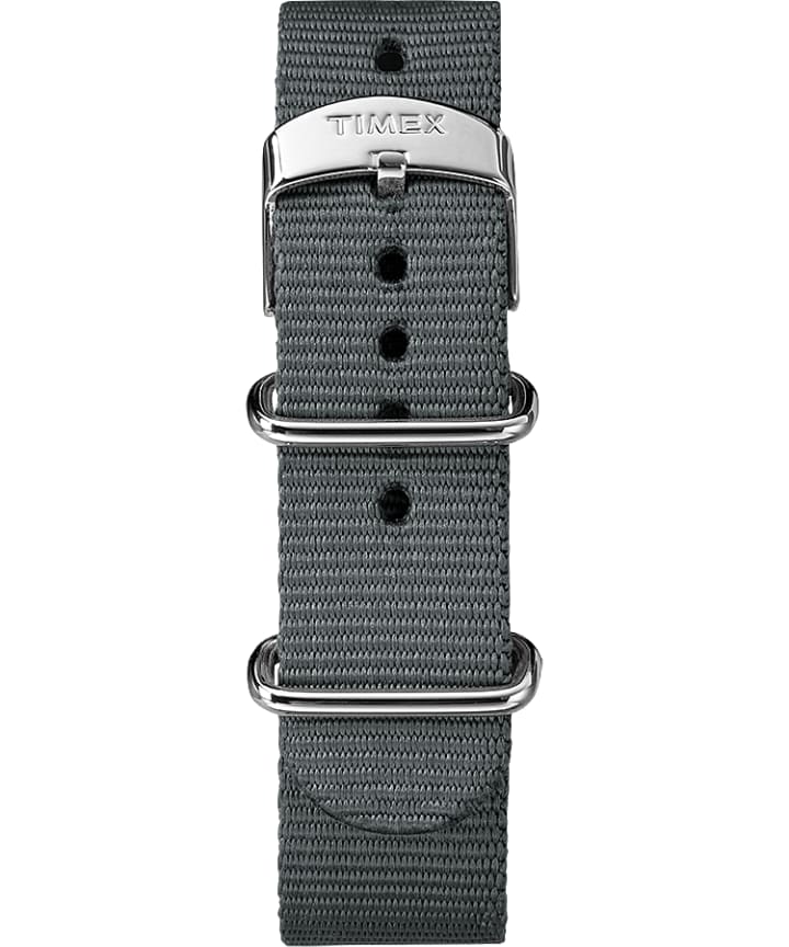 Timex x Todd Snyder MOD Inspired 40mm Fabric Strap Watch Silver-Tone/Gray/White large