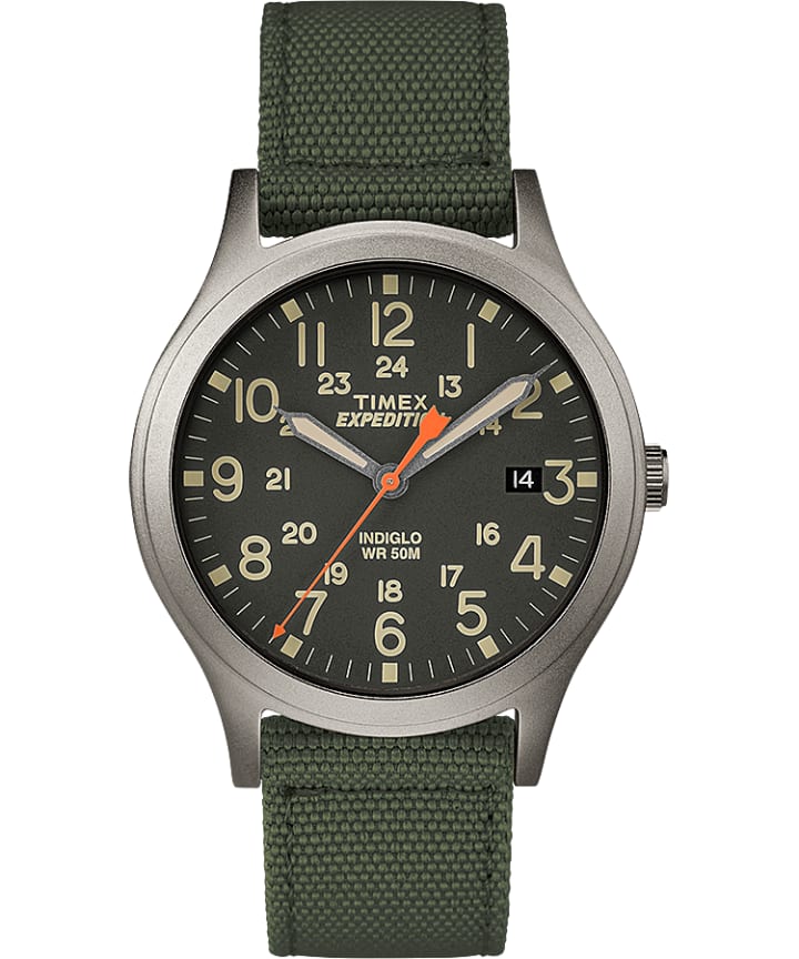 Expedition Scout 36mm Fabric Strap Watch Green large