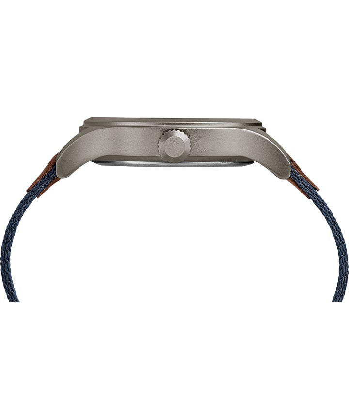 Expedition Scout 40mm Fabric Strap Watch Gray/Blue large