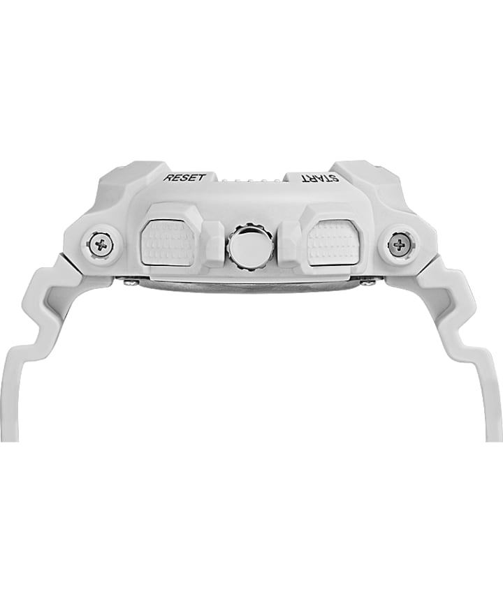 The HQ DGTL™ 50MM Resin Strap Combo Watch White/Silver-Tone large