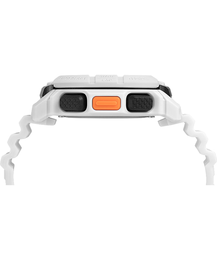 Timex Command™ 47mm Silicone Strap Watch White/Silver-Tone large