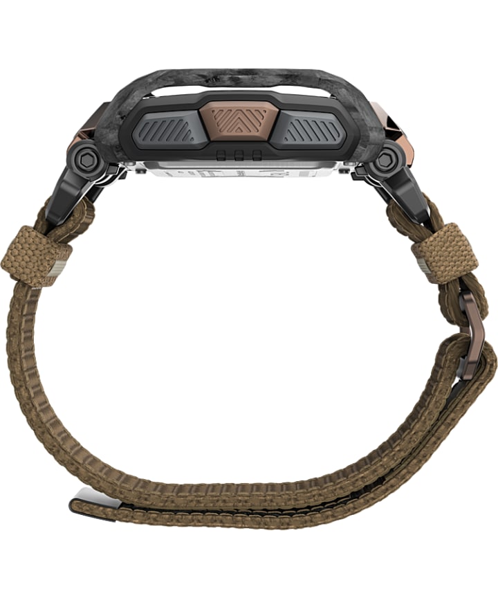 Command™ Shock 54mm Fabric FAST WRAP Watch Black/Brown large
