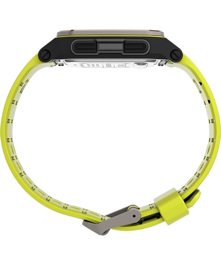 Command Urban™ 47mm Silicone Strap Watch Black/Green large