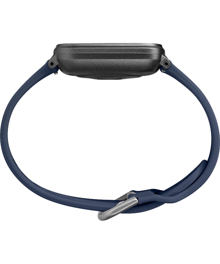 iConnect® by Timex Active 37mm Resin Strap Smartwatch Gunmetal/Blue large