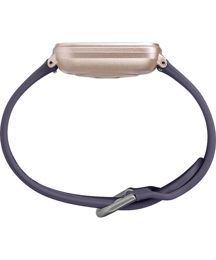 iConnect® by Timex Active 37mm Resin Strap Smartwatch Rose-Gold-Tone/Purple large