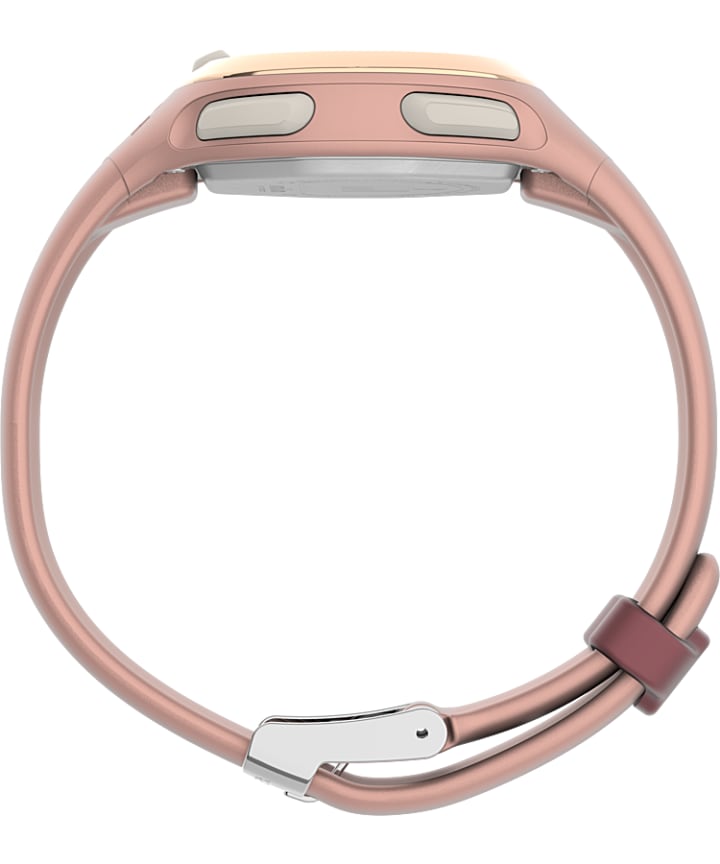 Transit 33mm Resin Strap Watch Pink/Rose-Gold-Tone large