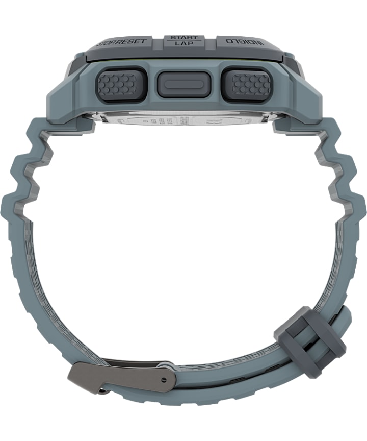 Timex Command™ 47mm Silicone Strap Watch Blue/Gray large