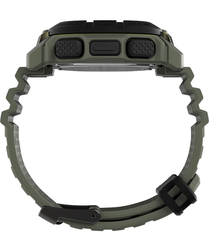 Timex Command™ 47mm Silicone Strap Watch Gray/Silver-Tone large