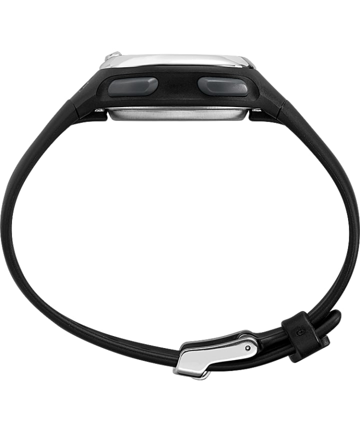 TIMEX® IRONMAN® Transit+ 33mm Resin Strap Activity and Heart Rate Watch Black/Silver-Tone large