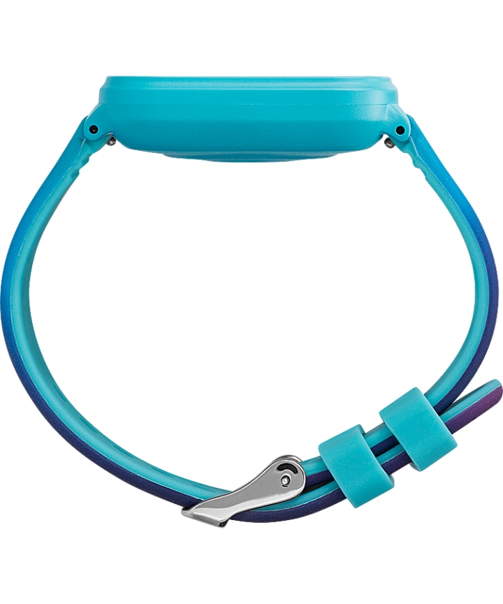 iConnect® by Timex Kids Active 37mm Resin Strap Smartwatch Blue large