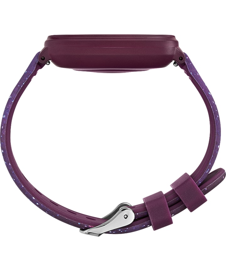 iConnect® by Timex Kids Active 37mm Resin Strap Smartwatch Purple large