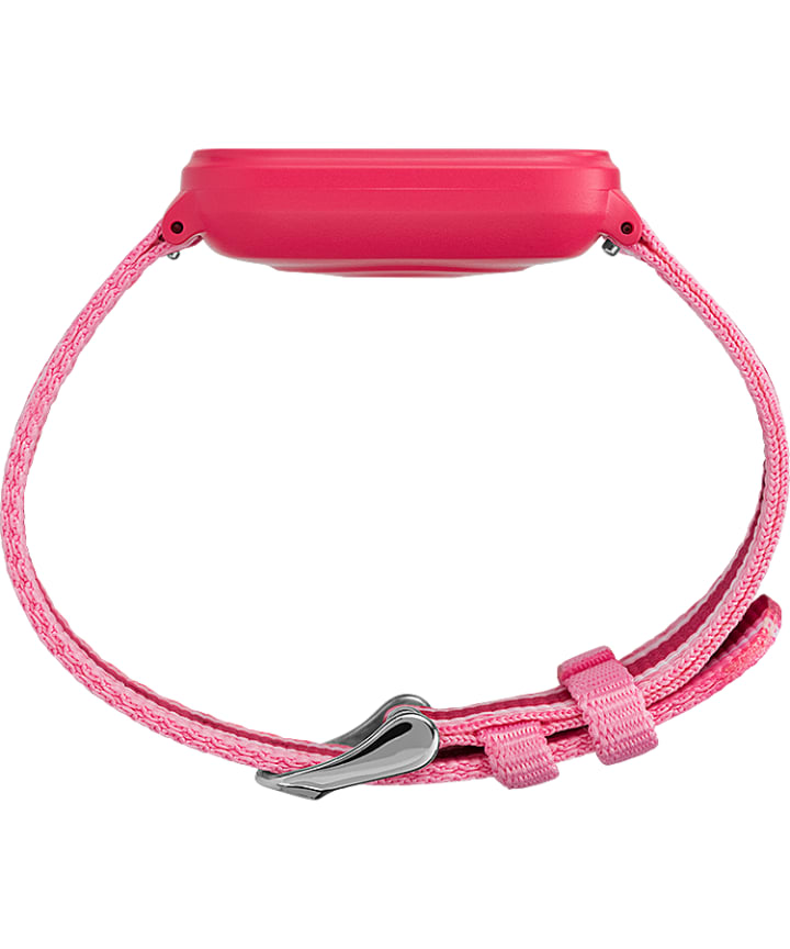 iConnect® by Timex Kids Active 37mm Fabric Strap Smartwatch Rose-Gold-Tone/Red large