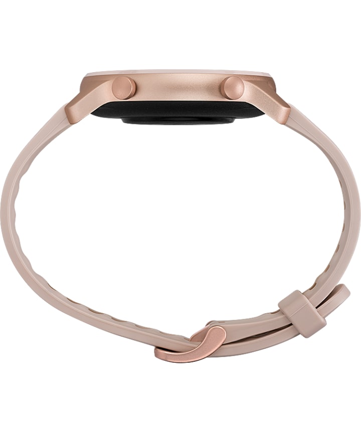 Timex Metropolitan R 42mm Silicone Strap Watch Rose-Gold-Tone/Pink large