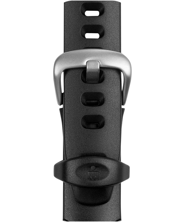 Grand bracelet en résine 18 mm noir