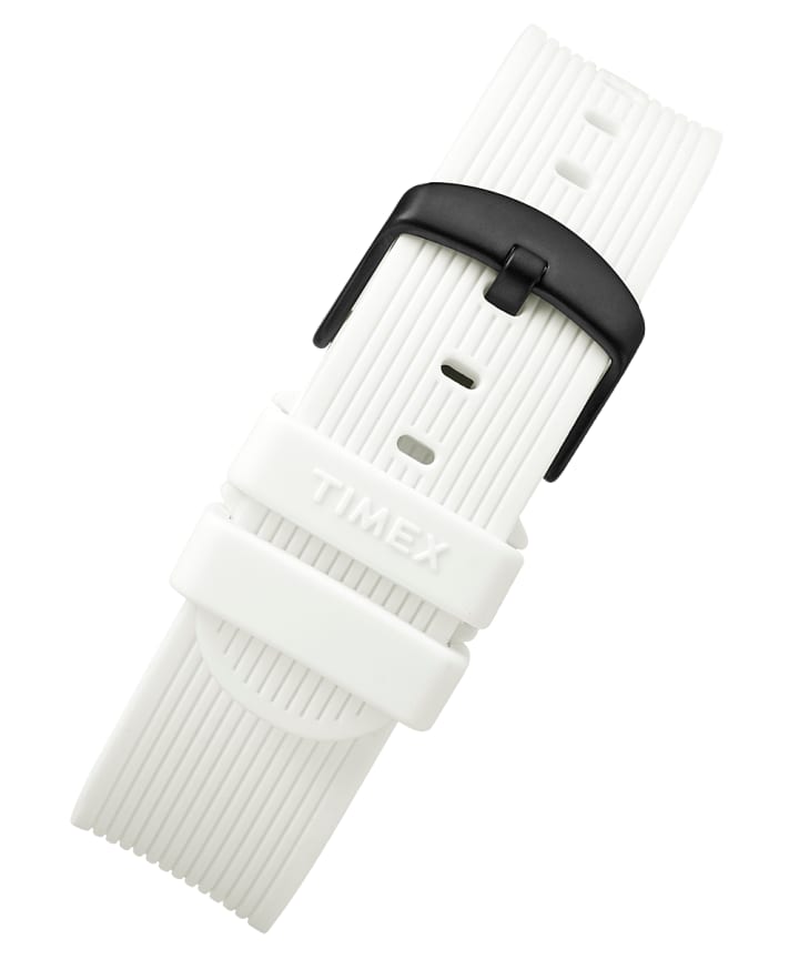 Silikonowy pasek 20 mm White large