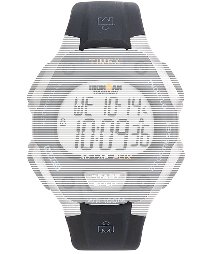 Replacement 16mm Resin Strap for Ironman® Classic 30 Full-Size Black large