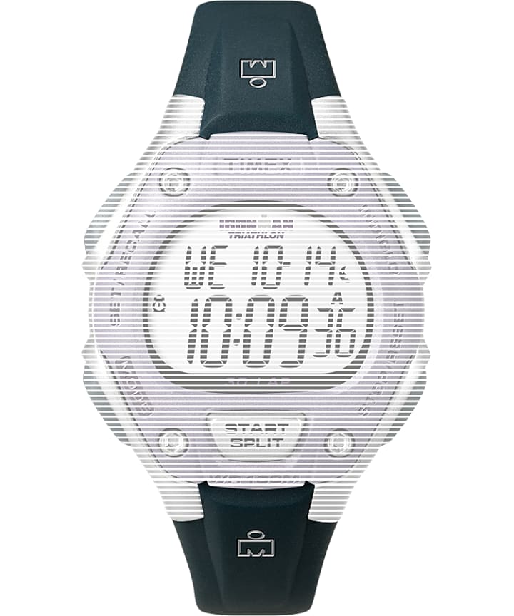 Replacement 14mm Resin Strap for Ironman® Classic 30 Mid-Size Black large