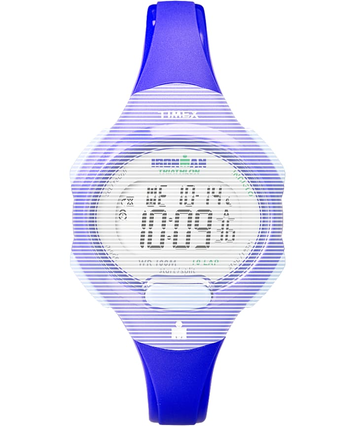 Replacement 12mm Resin Strap for Ironman® Essential 10 Mid-Size Blue large