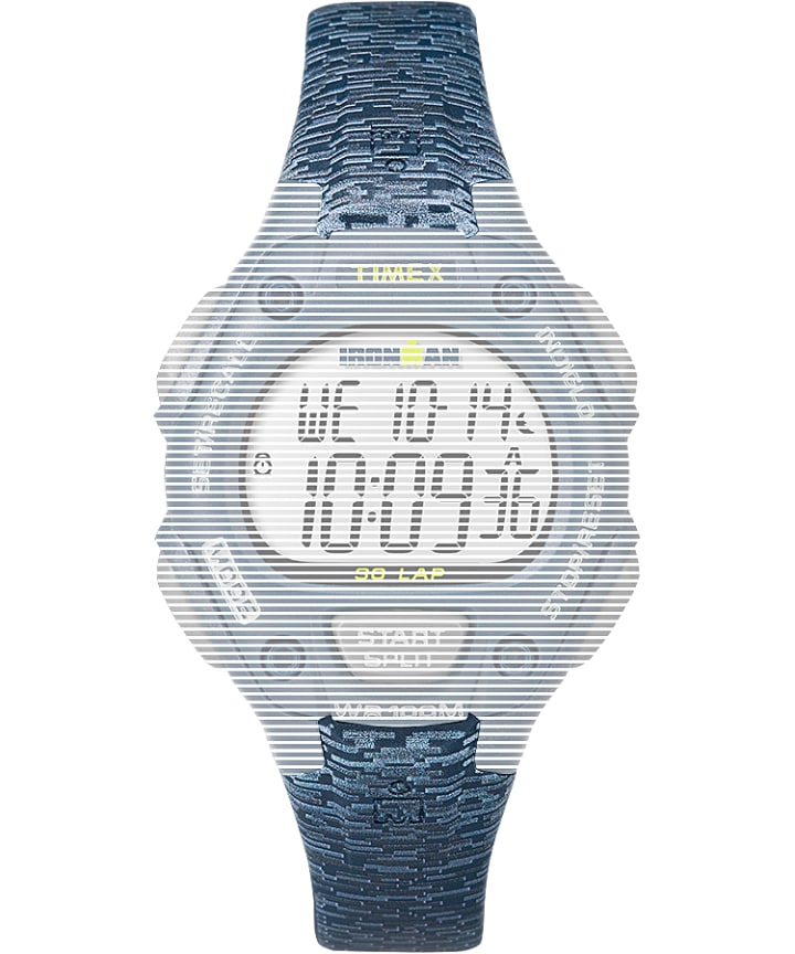 Replacement 14mm Resin Strap for Ironman® Classic 30 Mid-Size Blue large